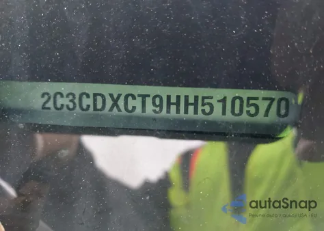 2017 Dodge Charger R/T Rwd из США, поврежденный, VIN 2C3CDXCT9HH510570